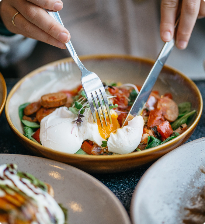 Greek breakfast buffet at Dionisos Villas in Pefkohori Halkidiki